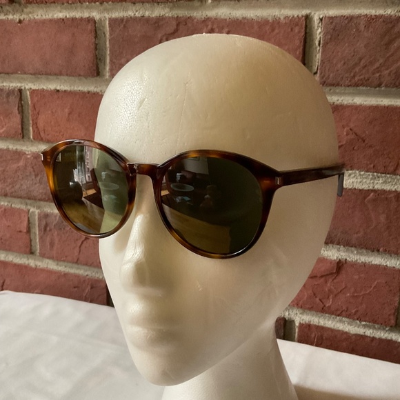 Saint Laurent Classic 6 Brown Black Frame Black Lenses Sunglasses Made in Italy - Picture 7 of 10
